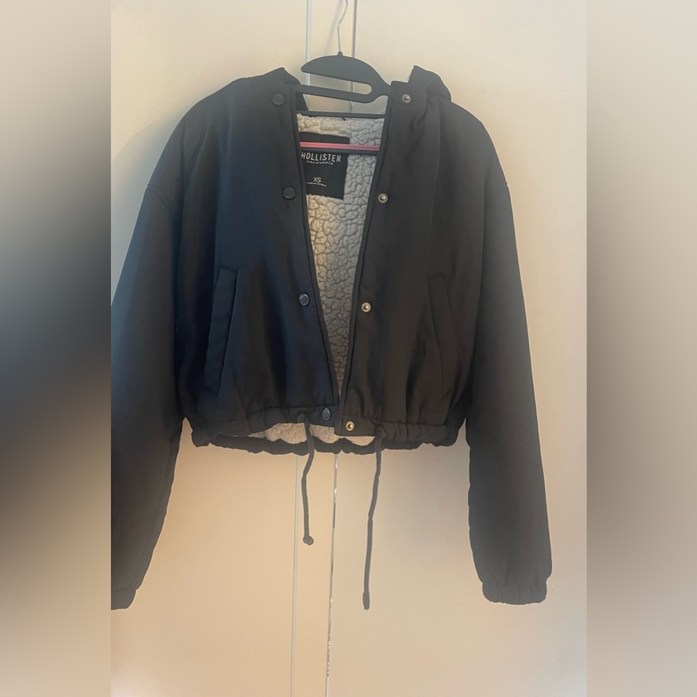 Hollister Button-Up Sherpa Jacket